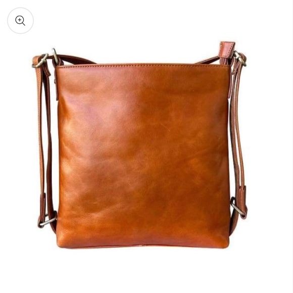 Roma Leather Lockable Wax Leather Satchel Backpack to Crossbody CCW Purse - Picture 1 of 10